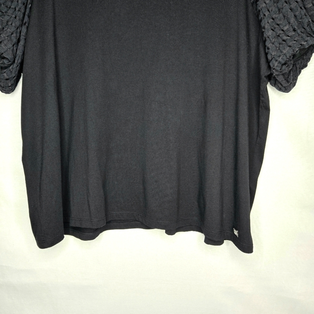 Calvin Klein short Sleeve black top. 2X - Picture 13 of 13